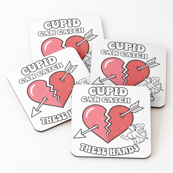 Item preview, Cupid Can Catch These Hands – Funny Anti-Valentine’s Day Broken Heart Shirt designed and sold by Kayluv1.