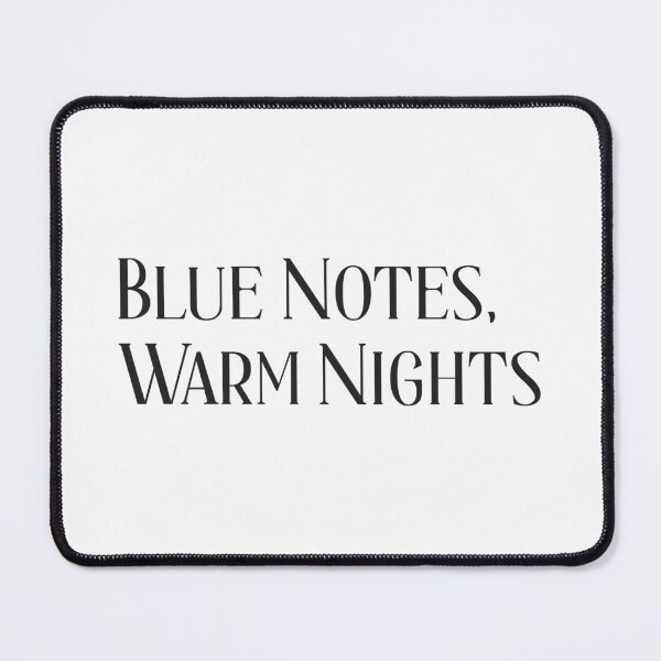 Item preview, Blue Notes Warm Nights – Cozy Jazz Winter Holiday Quote designed and sold by ZiriuShop.