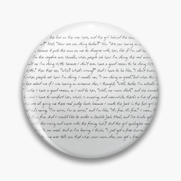 Item preview, free churro speech designed and sold by chickensoupshop.