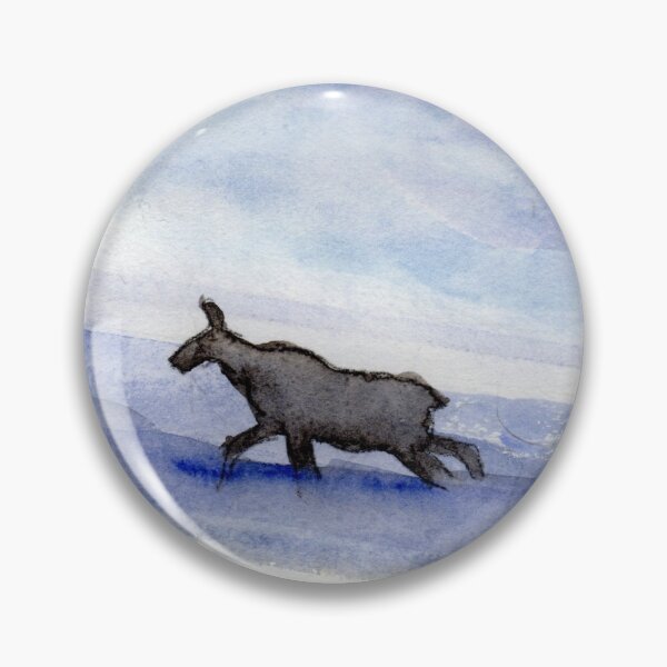 Item preview, Norwegian Moose in Heavy Snow  designed and sold by Randy Sprout Fine Art.