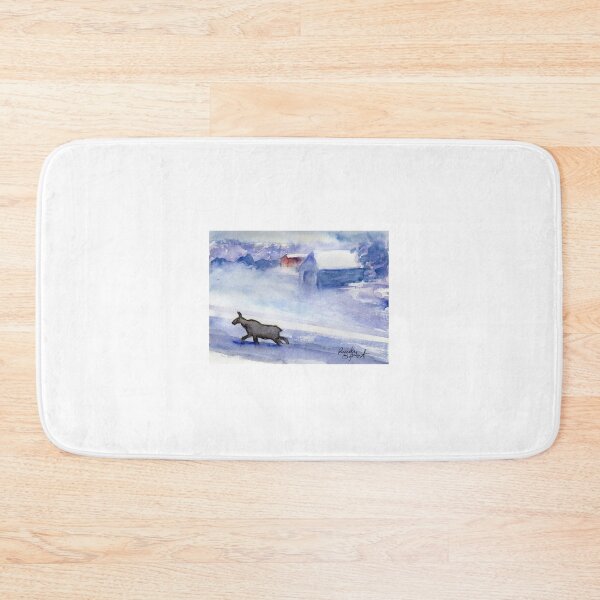Item preview, Norwegian Moose in Heavy Snow  designed and sold by Randy Sprout Fine Art.