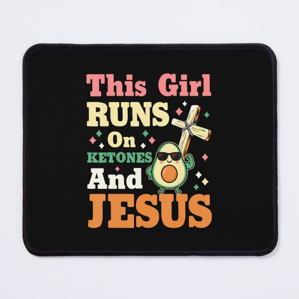Item preview, Runs On Ketones And Jesus Christian designed and sold by AdellBridgett.