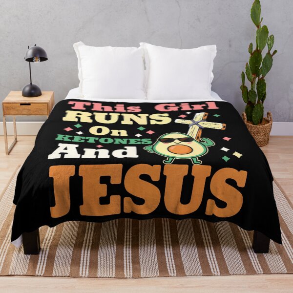 Item preview, Runs On Ketones And Jesus Christian designed and sold by AdellBridgett.