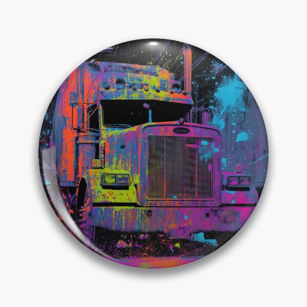 Item preview, Neon Splatter Rig — Technicolor Truck Bay Chaos designed and sold by ArgentoArt.