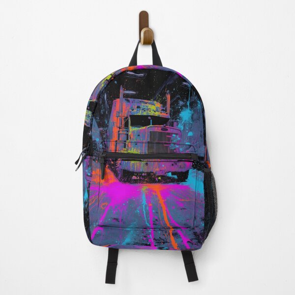 Item preview, Neon Splatter Rig — Technicolor Truck Bay Chaos designed and sold by ArgentoArt.