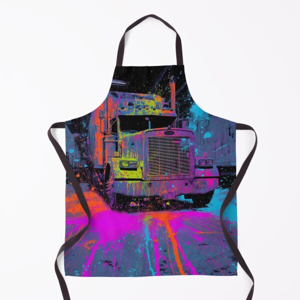 Item preview, Neon Splatter Rig — Technicolor Truck Bay Chaos designed and sold by ArgentoArt.