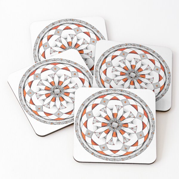 Item preview, Sacral Chakra Mandala ~ The Temple of Flow & Creation designed and sold by Made--In-Heaven.
