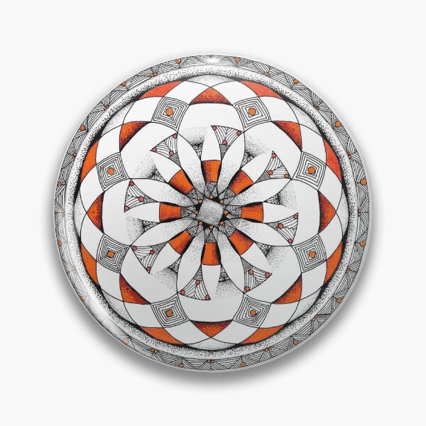 Item preview, Sacral Chakra Mandala ~ The Temple of Flow & Creation designed and sold by Made--In-Heaven.