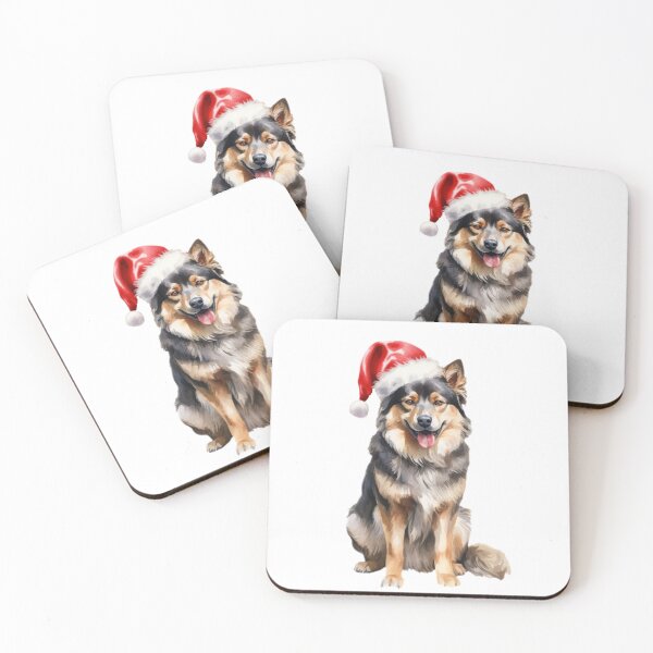 Item preview, Finnish Lapphund Christmas designed and sold by Timeless Bond Designs.