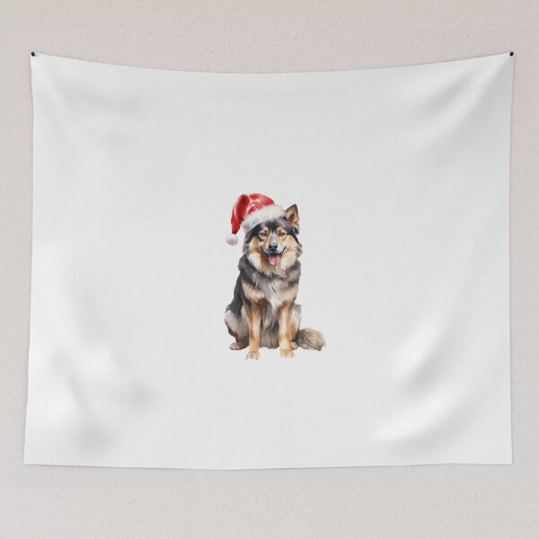 Item preview, Finnish Lapphund Christmas designed and sold by Timeless Bond Designs.
