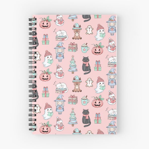 Item preview, Kawaii Christmas Witch and Holiday Friends Clipart Set designed and sold by SeGoArtDesign.