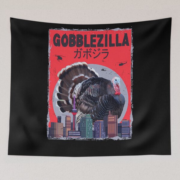 Item preview, Funny Humor Thanksgiving Retro Happy Style Quote Gobblezilla designed and sold by nguyenconguan80.