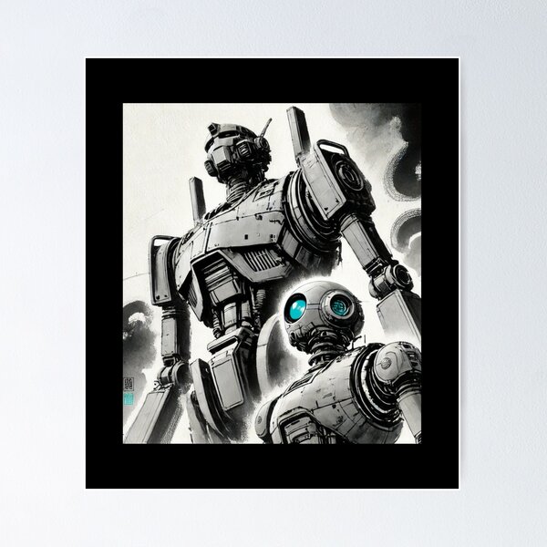 Item preview, Futuristic Humanoid Robot designed and sold by TEEJAMBOREE.