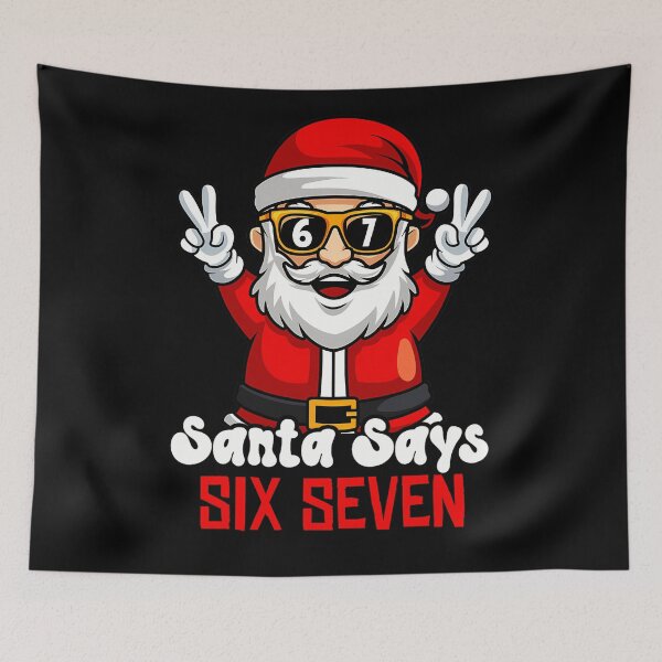 Item preview, Six Claus Seven Says Bruh Santa Holiday Retro Santa Happy designed and sold by ChadnoSmith.
