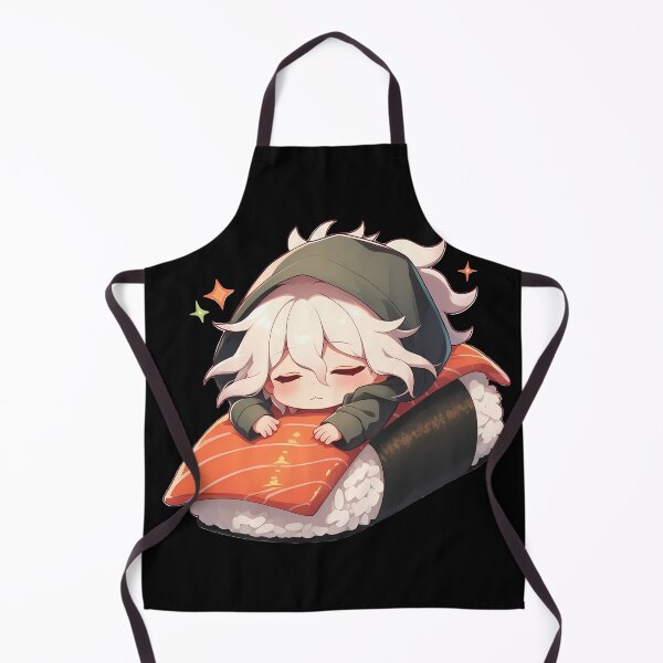 Item preview, Anime Chibi Sushi Nigiri Nagito Komaeda Danganronpa Kawaii designed and sold by CarlosBender.