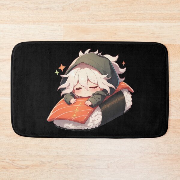 Item preview, Anime Chibi Sushi Nigiri Nagito Komaeda Danganronpa Kawaii designed and sold by CarlosBender.