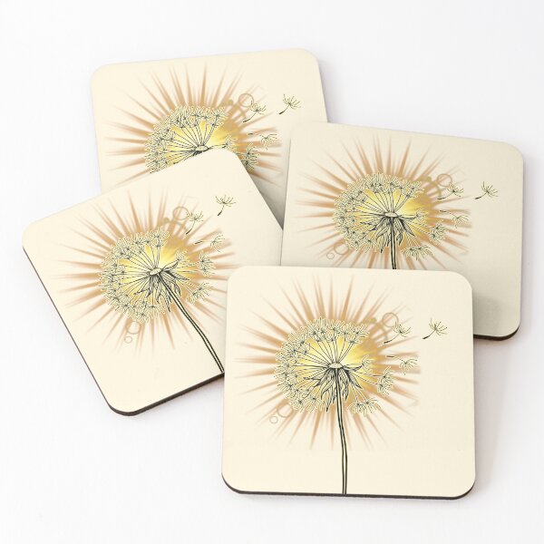 Item preview, Golden Dandelion - Make a Wish – Golden Glow designed and sold by PriyaMagic.
