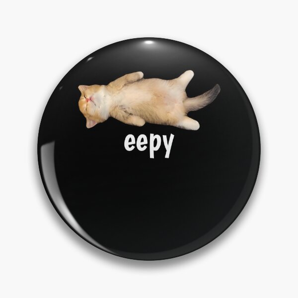 Item preview, Funny Eepy Cat Silly Sleepy Cat Funny Cat Meme Humor designed and sold by pansak.