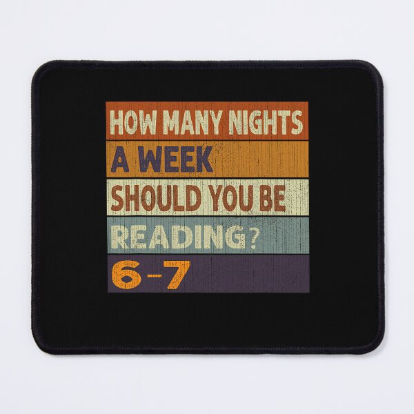 Item preview, Humor Week Seven Six Funny A Book Quote How Reading Teacher Nights Many designed and sold by PEDDAKAPRADEEP.