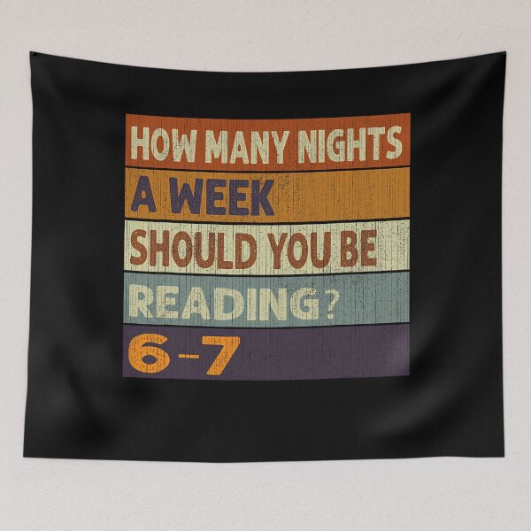 Item preview, Humor Week Seven Six Funny A Book Quote How Reading Teacher Nights Many designed and sold by PEDDAKAPRADEEP.
