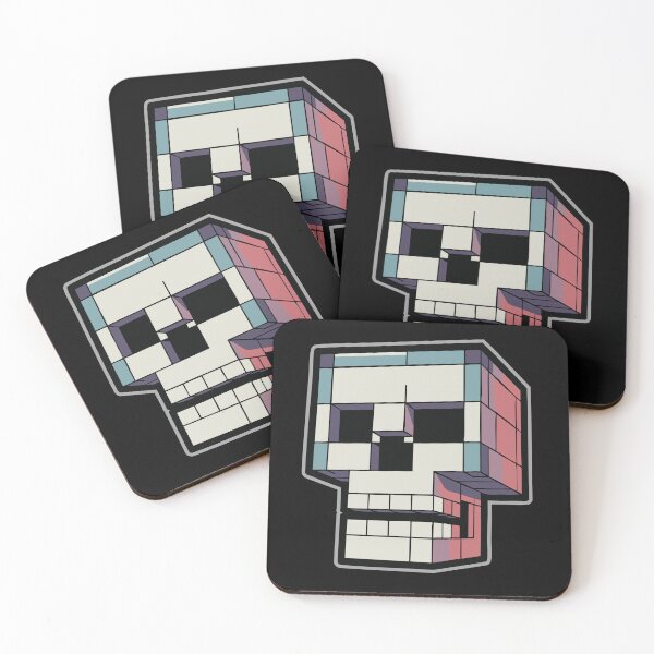 Item preview, Block Skull – Colorful, angular, different designed and sold by drizzd.