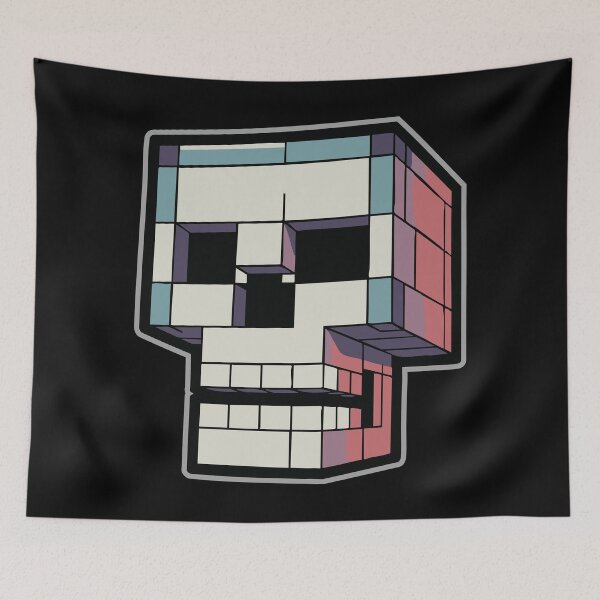 Item preview, Block Skull – Colorful, angular, different designed and sold by drizzd.