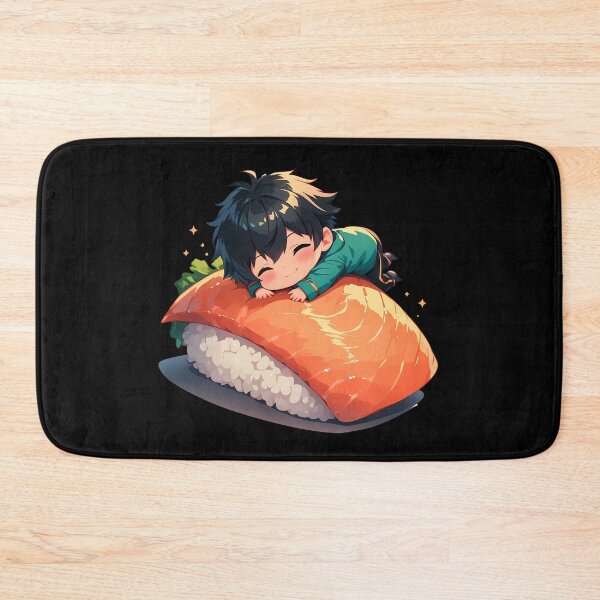 Item preview, Chibi Sushi Nigiri Sadao Maou Devil PartTimer Kawaii designed and sold by CarlosBender.