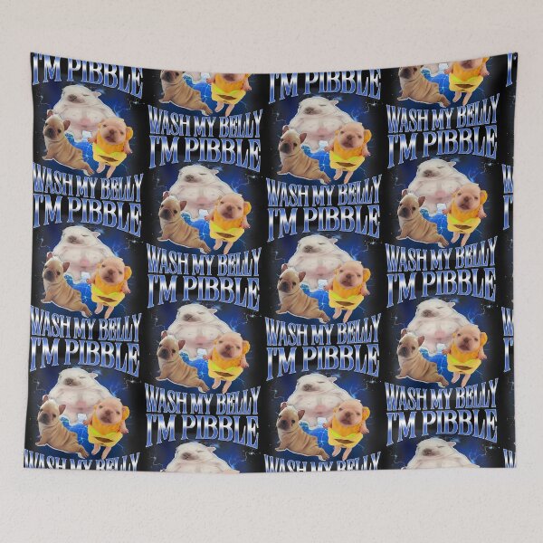 Item preview, Silly Meme I'm Pibble Wash My Belly Clean My Belly Meme designed and sold by pansak.