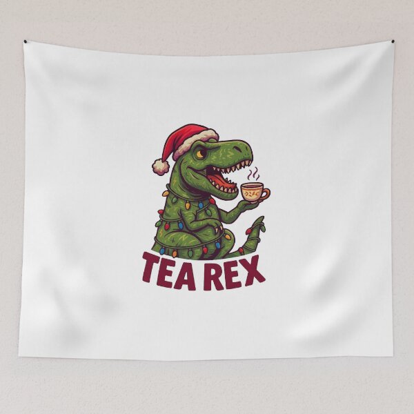 Item preview, Dinosaur Christmas, Tea Rex Dinosaur Christmas designed and sold by HaydenMillepied.
