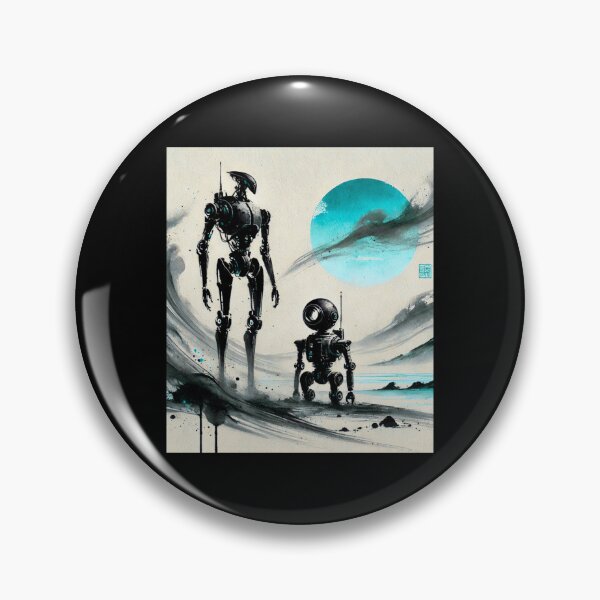 Item preview, Futuristic Humanoid Robot designed and sold by TEEJAMBOREE.