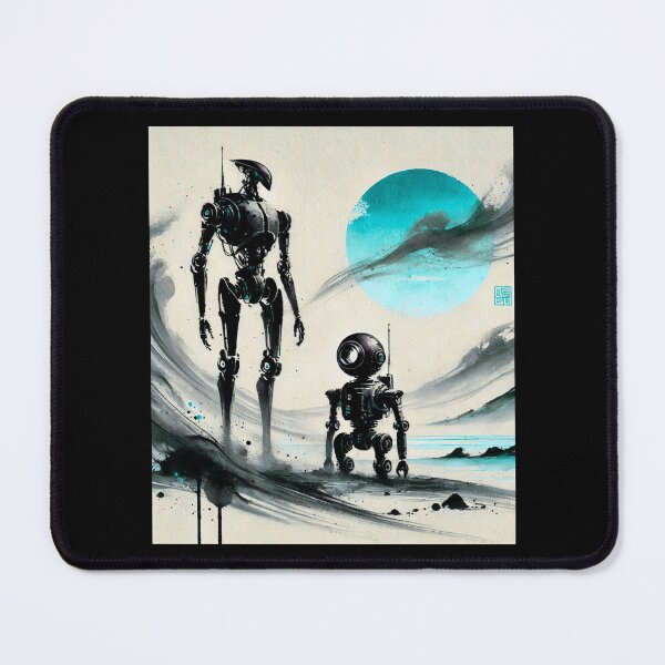 Item preview, Futuristic Humanoid Robot designed and sold by TEEJAMBOREE.