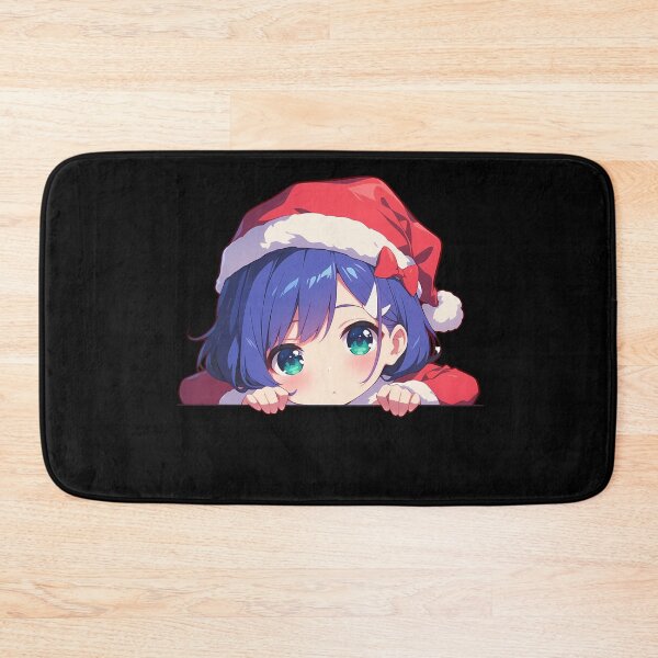 Item preview, Ichigo Darling Franxx Chibi Christmas Anime Girl Festive Holiday Peeker designed and sold by CarlosBender.