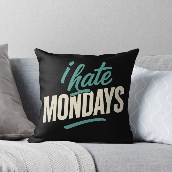Item preview, I Hate Mondays Neon Retro Typography Funny Office Humor T-Shirt designed and sold by SoulFlex.