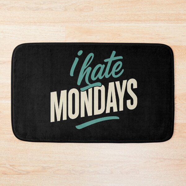 Item preview, I Hate Mondays Neon Retro Typography Funny Office Humor T-Shirt designed and sold by SoulFlex.