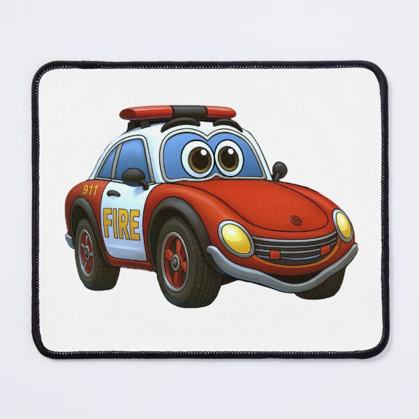 Item preview, Fire Chief Cartoon Car designed and sold by Scott Hayes.