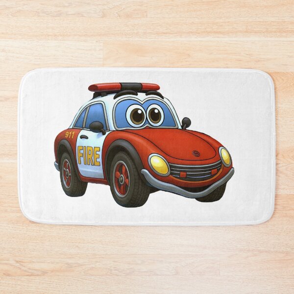 Item preview, Fire Chief Cartoon Car designed and sold by Scott Hayes.