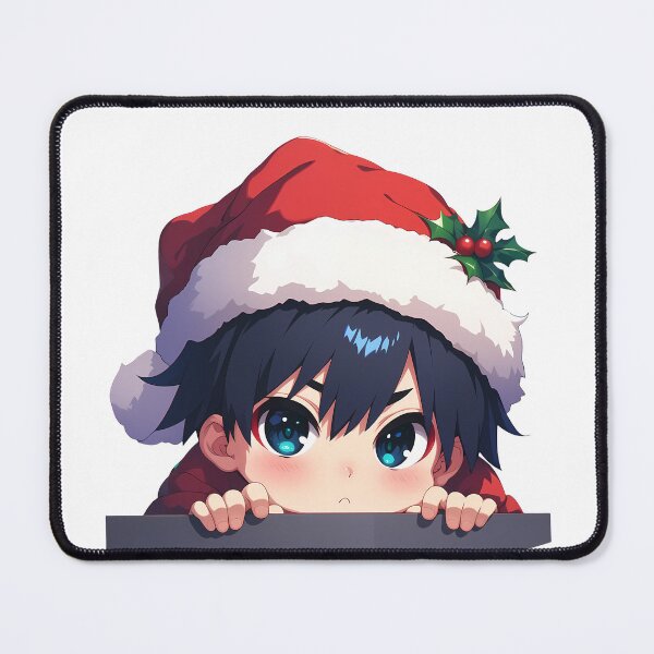 Item preview, Hiro Darling Franxx Chibi Christmas Anime Festive Holiday Character Peeker designed and sold by CarlosBender.