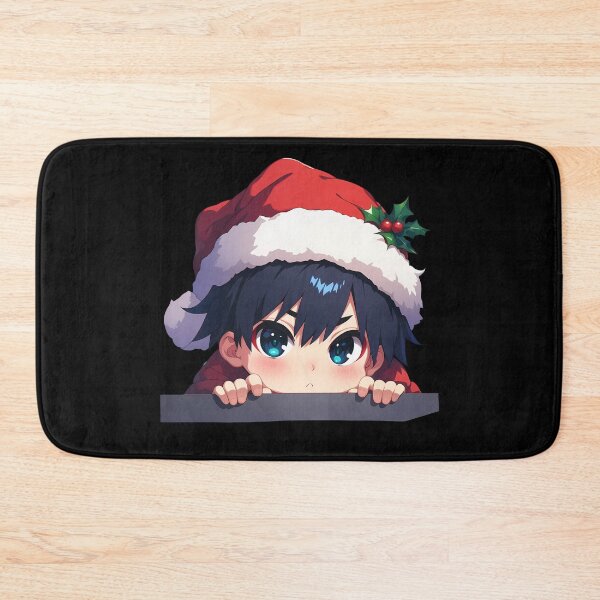 Item preview, Hiro Darling Franxx Chibi Christmas Anime Festive Holiday Character Peeker designed and sold by CarlosBender.