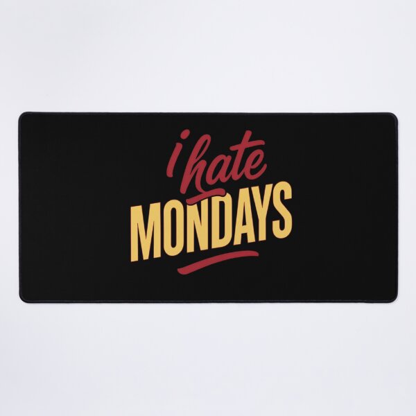 Item preview, Hate Mondays Funny Work Shirt – Retro Glow Text for Office Humor Fans designed and sold by SoulFlex.