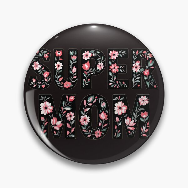 Item preview, super mom floral typographic  designed and sold by SmashingDeals.