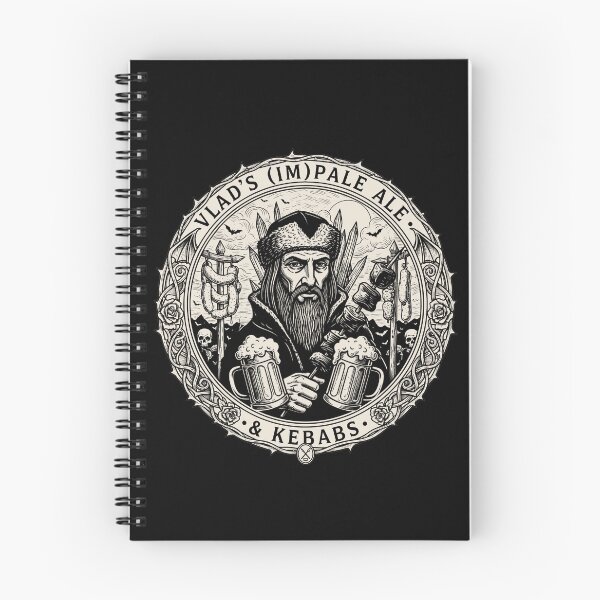 Item preview, Vlad's (im)Pale Ale & Kebabs - Dracula / Vlad the Impaler Parody designed and sold by curiousnarwhal.