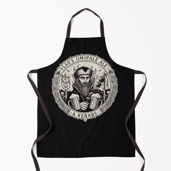 Item preview, Vlad's (im)Pale Ale & Kebabs - Dracula / Vlad the Impaler Parody designed and sold by curiousnarwhal.