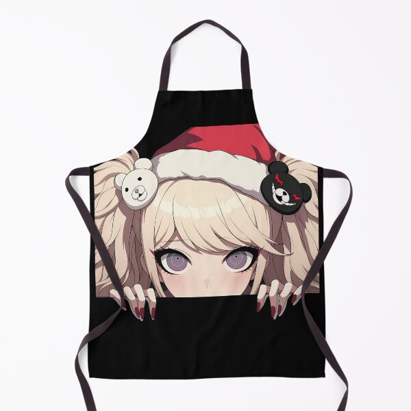Item preview, Junko Enoshima Danganronpa Chibi Christmas Anime Girl Festive Holiday Peeker designed and sold by CarlosBender.