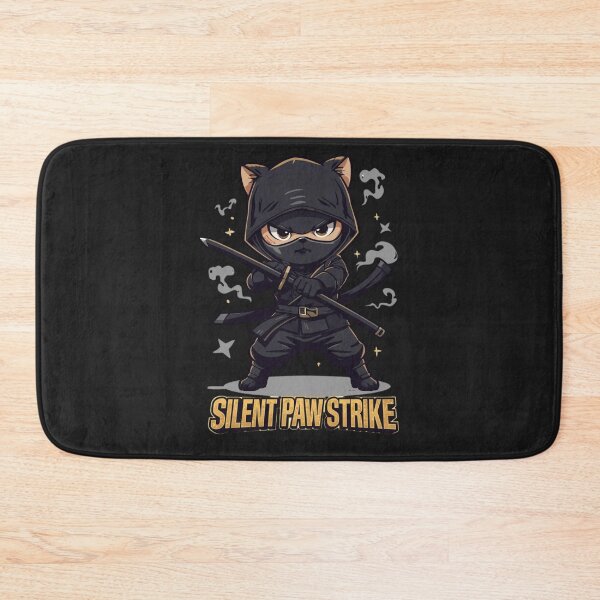 Item preview, Ninja Warrior Cat – Cute Samurai Print Design with Attitude designed and sold by All Creative Designer.