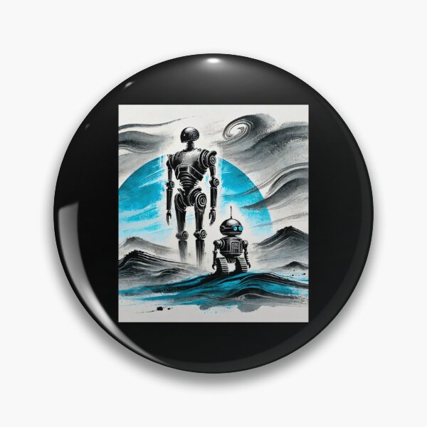 Item preview, Futuristic Humanoid Robot designed and sold by TEEJAMBOREE.