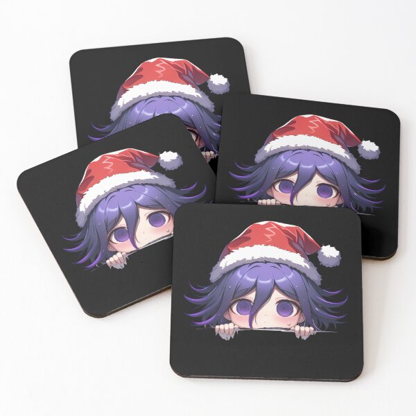 Item preview, Kokichi Ouma Danganronpa Anime Chibi Kawaii Christmas Peeker designed and sold by CarlosBender.