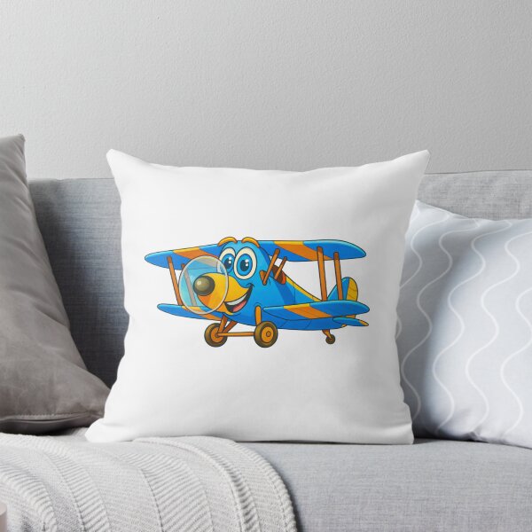 Item preview, Biplane Cartoon Blue and Gold designed and sold by Scott Hayes.