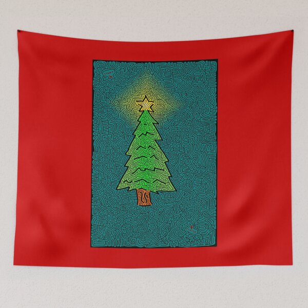 Item preview, Christmas Tree Maze (Full Page) designed and sold by AiXeLsyD13.