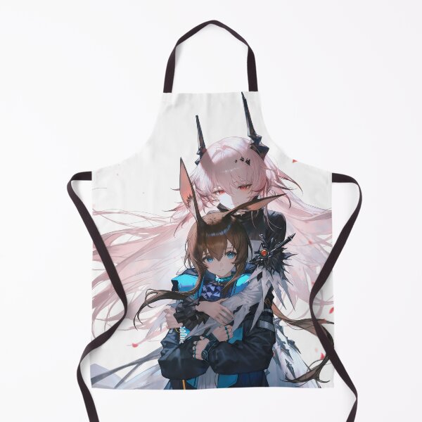 Item preview, Amiya Arknights Prelude To Dawn Anime Girls Friendship White Background designed and sold by CarlosBender.