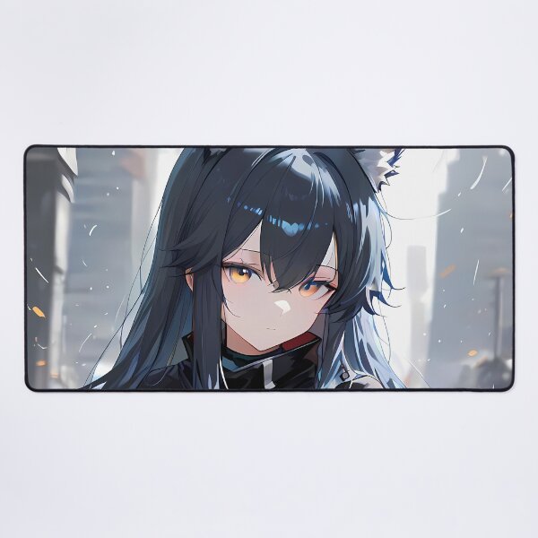 Item preview, Texas Arknights Prelude To Dawn Determined Anime Girl Urban Battle designed and sold by CarlosBender.